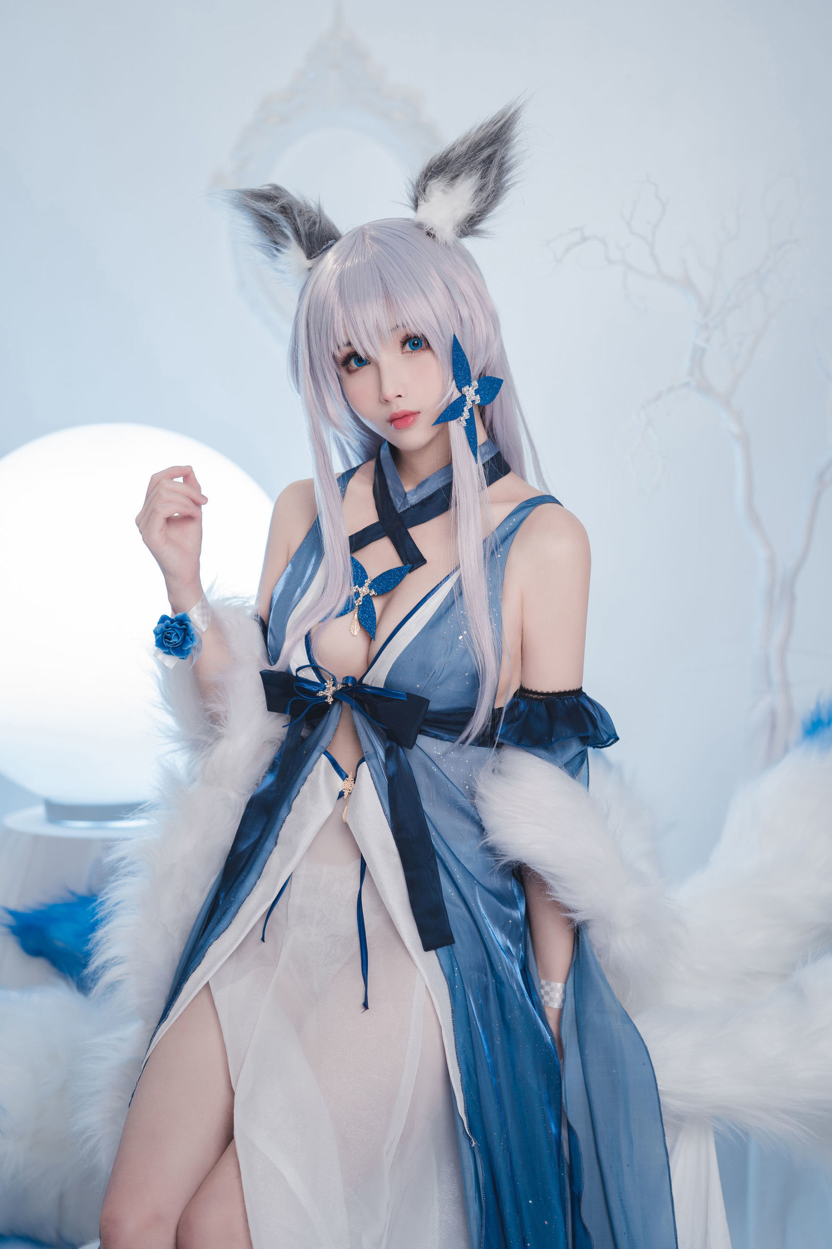 [网红COSER]COS福利rioko凉凉子信浓礼服插图1